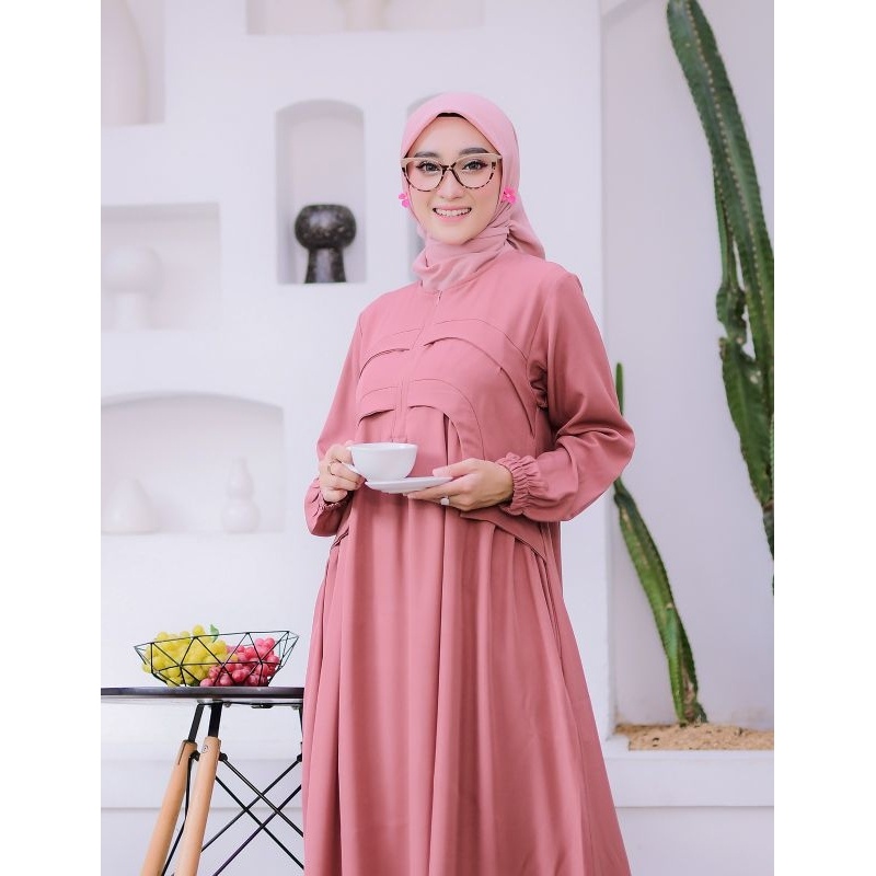 Gamis shakila rompi / Gamis Shakila Premium / Gamis Model Terbaru / Gamis Polos / Gamis Syar'i / Dre