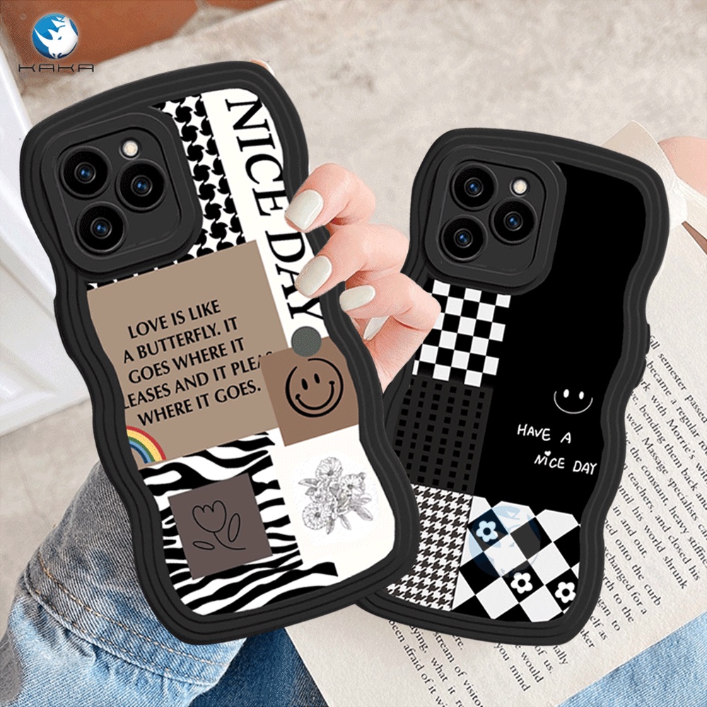 Smiley Casing hp iPhone 14 Plus iPhone 14 13 12 11 Pro Max X XR XS MAX iPhone 6 6S 7 8 Plus SE 2020 