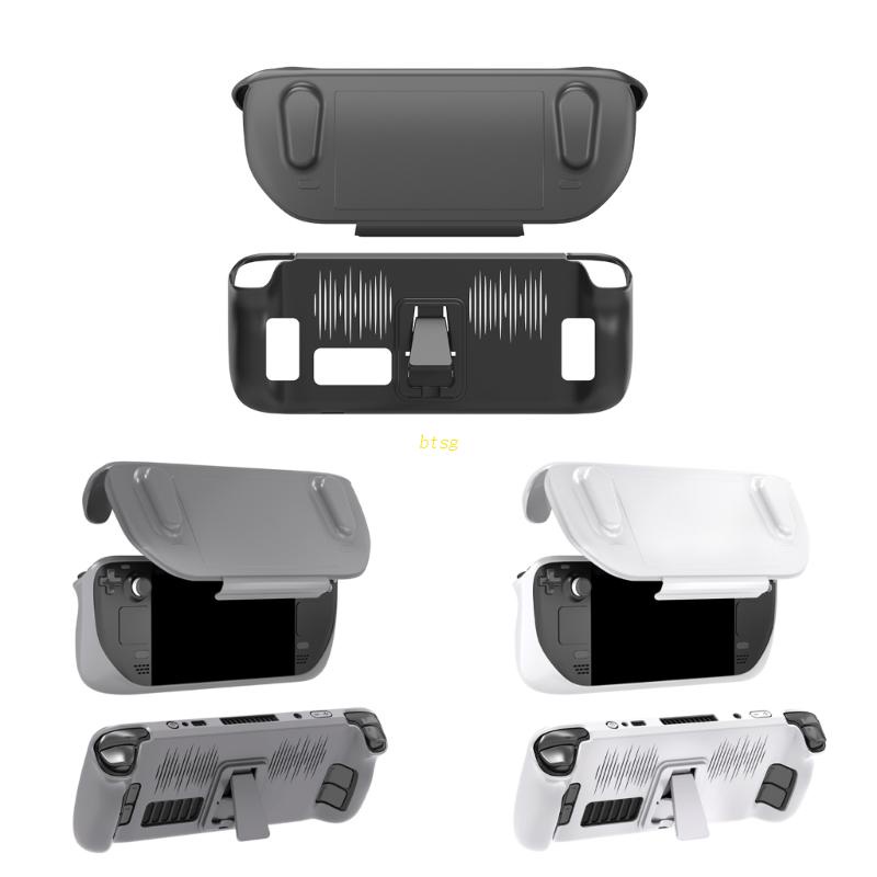 Btsg Gamepad Cover TPU- Case Pelindung Anti Gores Konsol Game Aksesoris Bumper Housing Untuk Steam-Deck Shockproof S