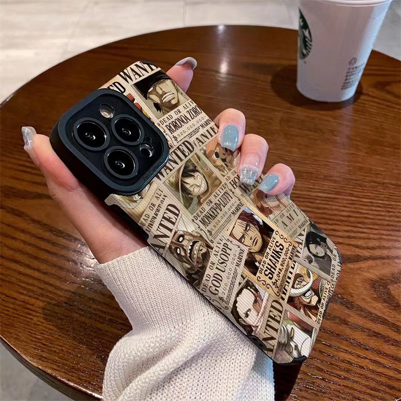 Fashion One Piece Koran Cowok Man Soft Silicon Case HP OPPO A91 F11 F9 Pro A3S A9 A5 A31 A53 A33 2020 A7 A5S A12 A11K A52 A92 A83 A55 A56 A55S A95 FTD Stripe Casing Realme C1 X X