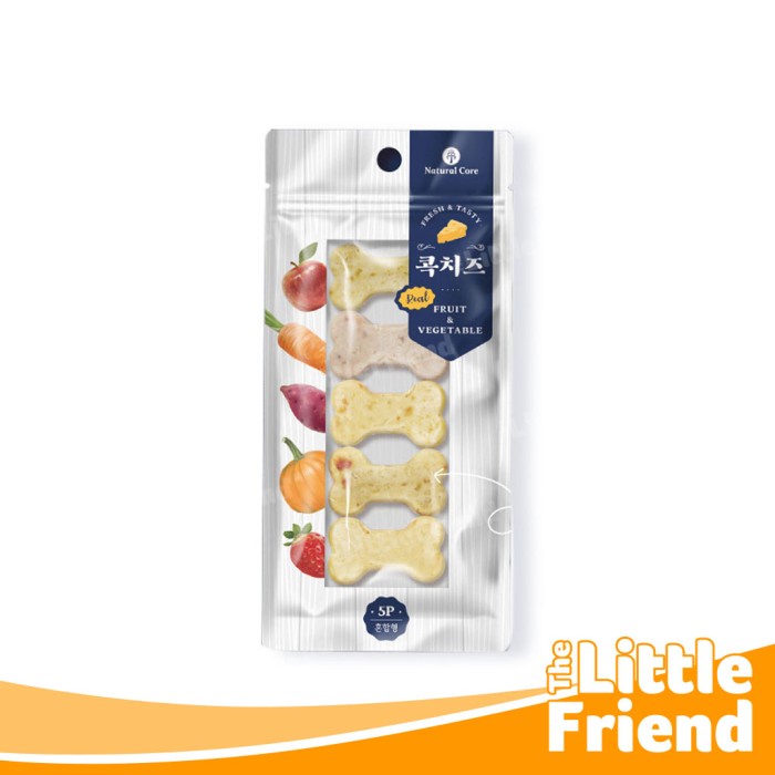 Cemilan Dog Snack Treats Anjing Keju Fruit Cheese Bone Natural Core