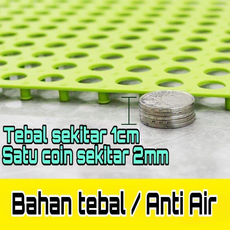 Karpet Toilet Kamar Mandi WC Anti Slip / Keset Lantai Toilet 30 x 30 Anti Licin Elegan