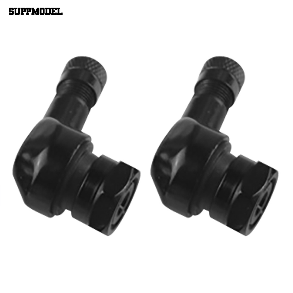 Suppmodel 2Pcs Roda Motor Ban Tire Air Pressure Valve Stem Nozzle Cap Penutup Debu