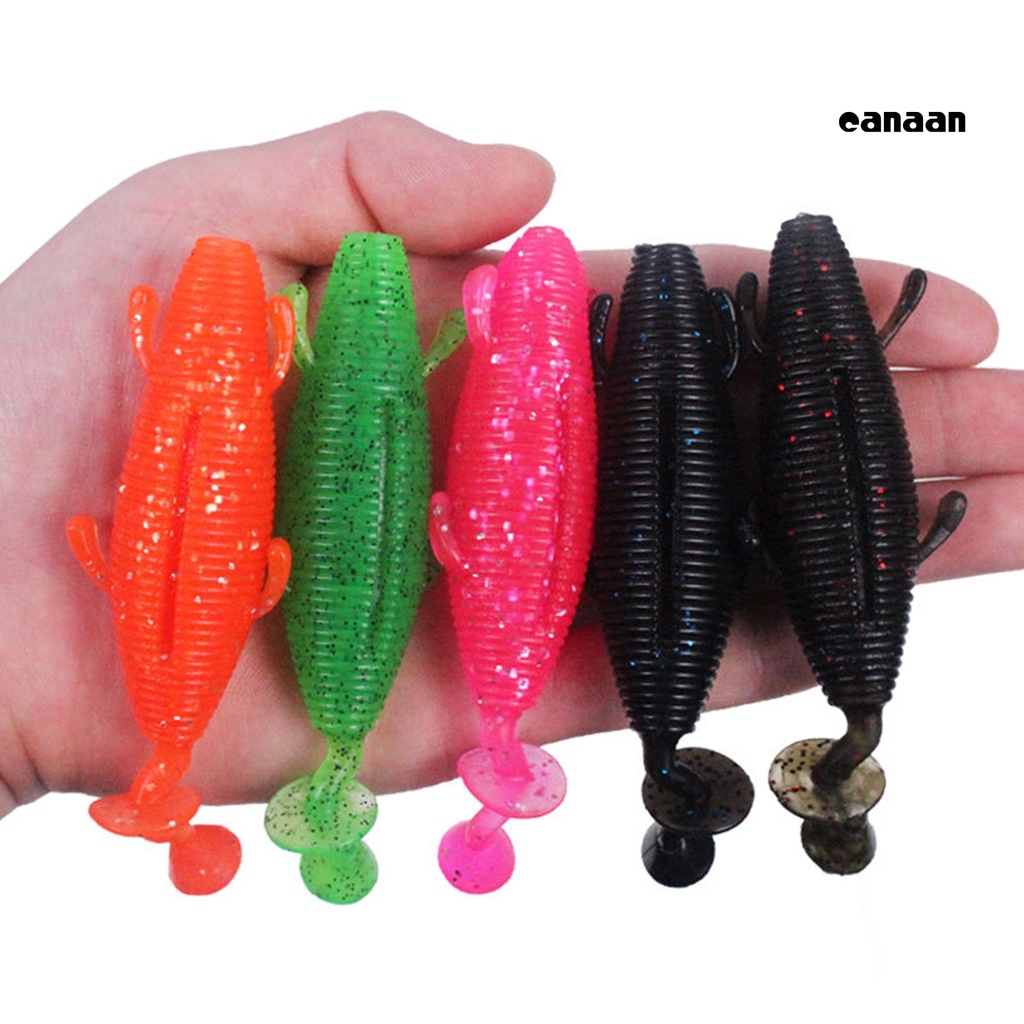 Cnn-4pcs 15g Umpan Ikan Umpan Simulasi Tinggi Menggoda Elastis Bercahaya Bentuk Larva Hidup Lembut Palsu Lure Fishing Tackle