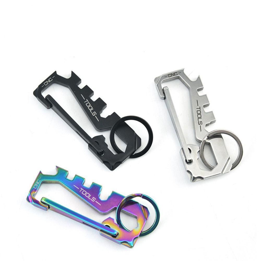 Fishstick Gantungan Kunci Gunung 1pc Multifungsi Aksesoris Stainless Steel Hadiah Liburan Dekorasi Key Chain