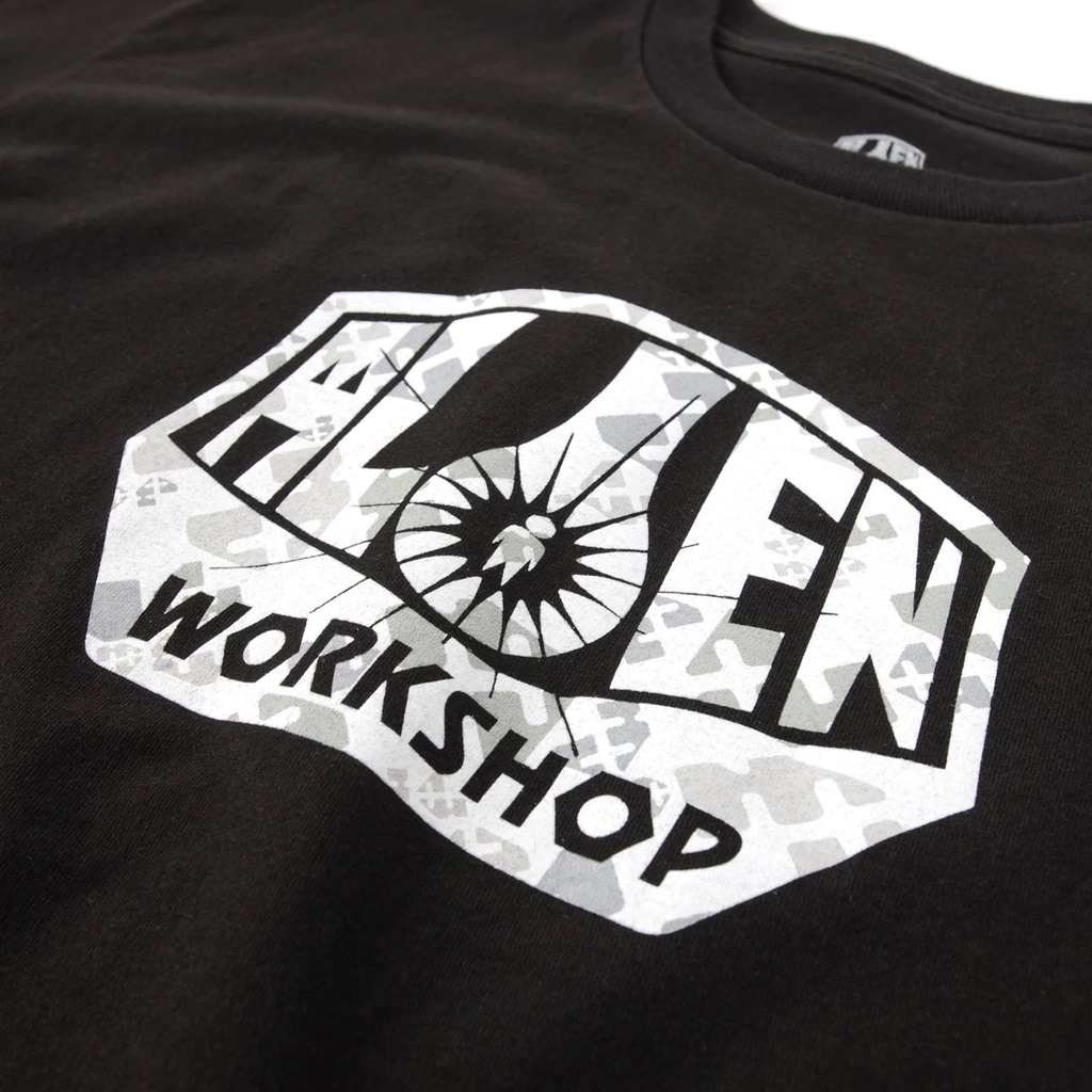 Alien Work Shop OG Key Camo Black Tee