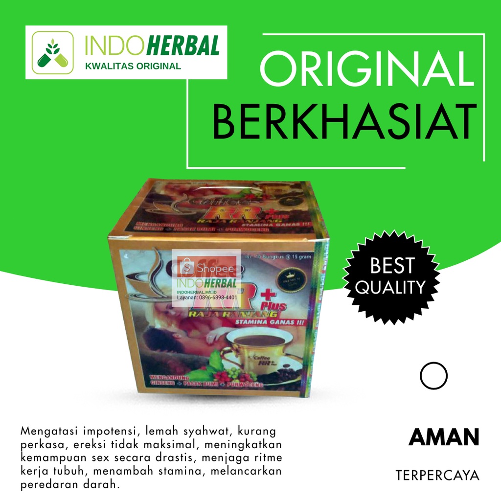 

Kopi RR Kopi HerbalRaja (Ranjang) Original Kopi Jamu (Kuat) Pria Lebih Tahan Lama Paling Ampuh II Bukan Kopi Borneo