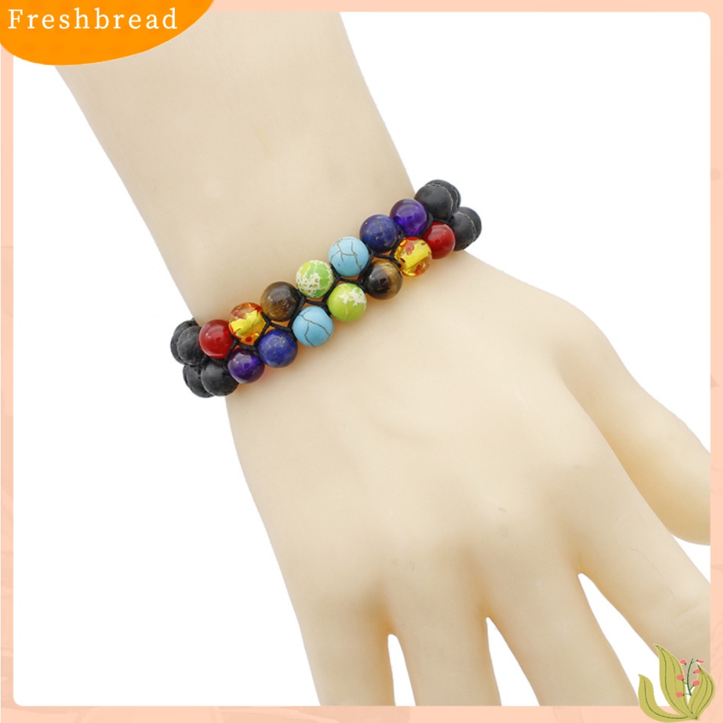 &lt; Freshbread &gt; Manik-Manik Kepang Ganda Planet Gelang Milky Way Universe Stone Frosted Bracelet Untuk Hadiah