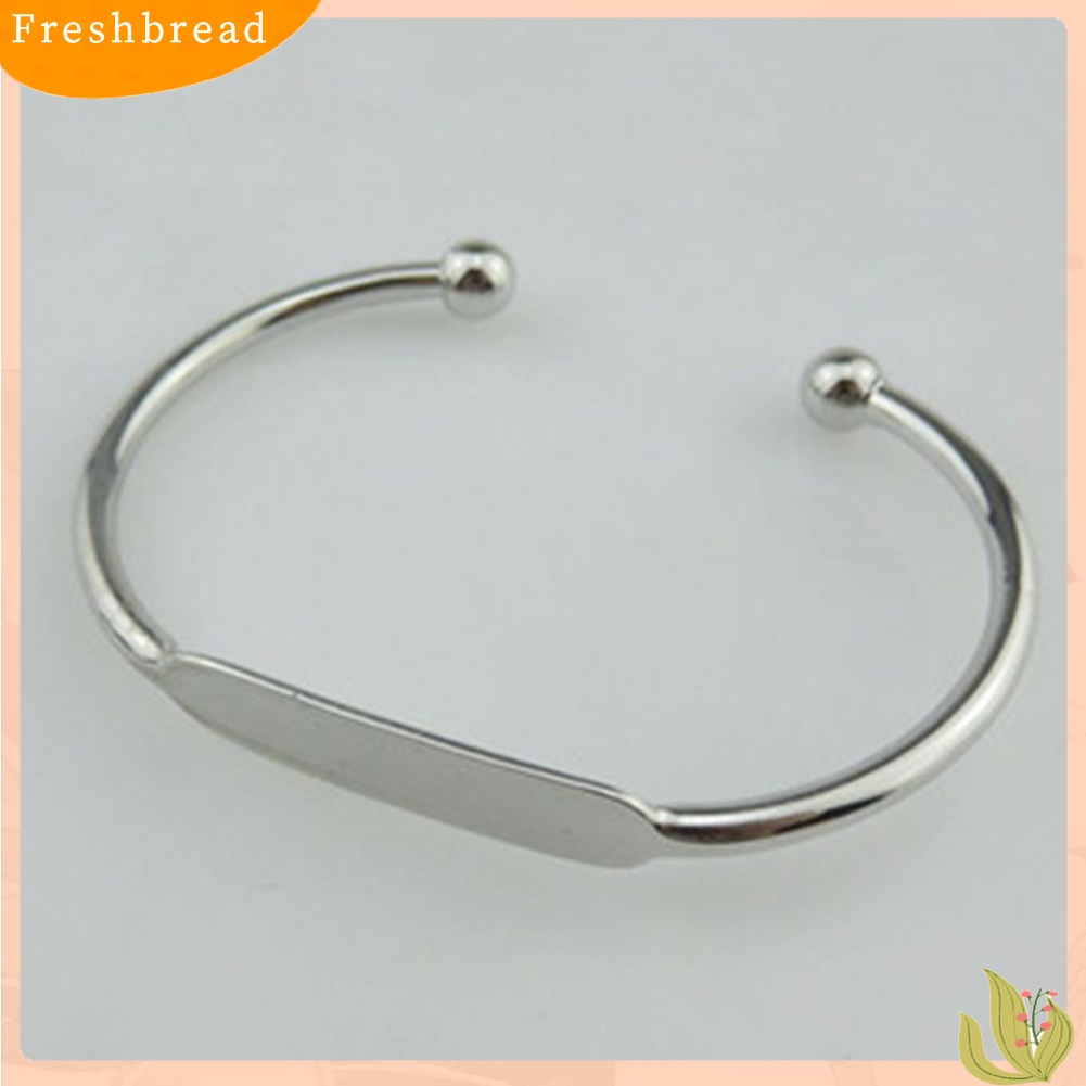 &lt; Freshbread &gt; Wanita Fashion Dipoles Pembukaan Adjustable Cuff Bangle Gelang Perhiasan Hadiah