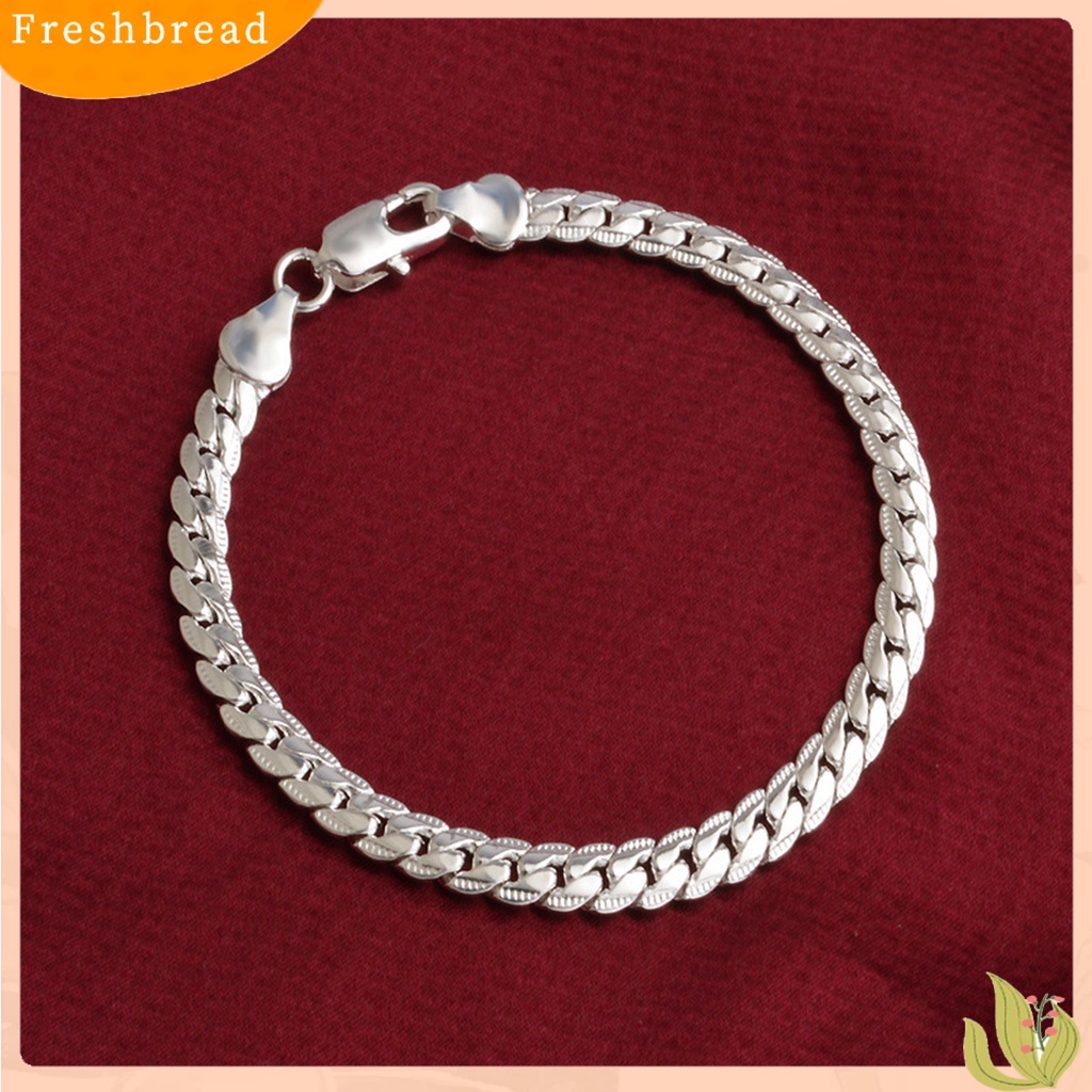 &lt; Freshbread &gt; Unisex Link Gelang Jepang Korea Style Perhiasan Indah Halus Fashion Penampilan Gelang Rantai Untuk Pacaran