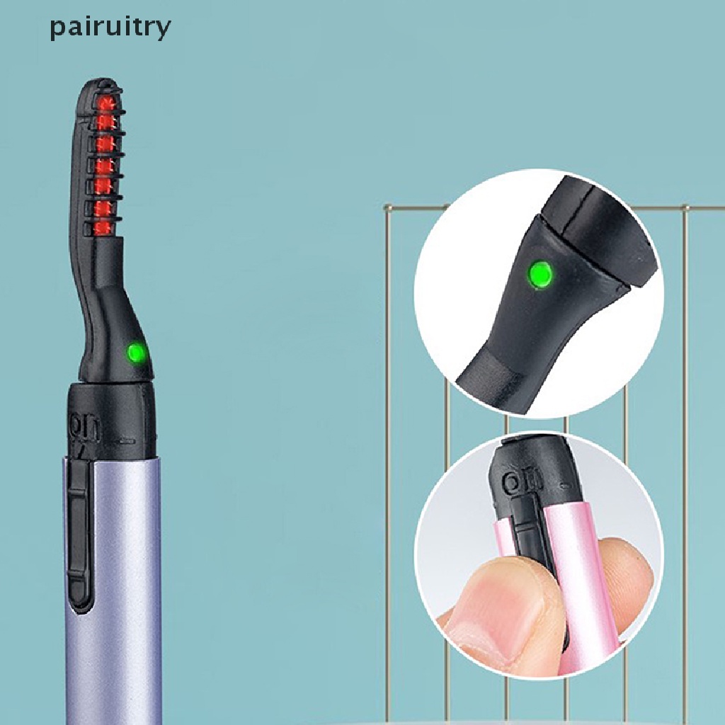 Prt Makeup Portable Pen Style Electric Heated Penjepit Bulu Mata Makeup Bulu Mata PRT