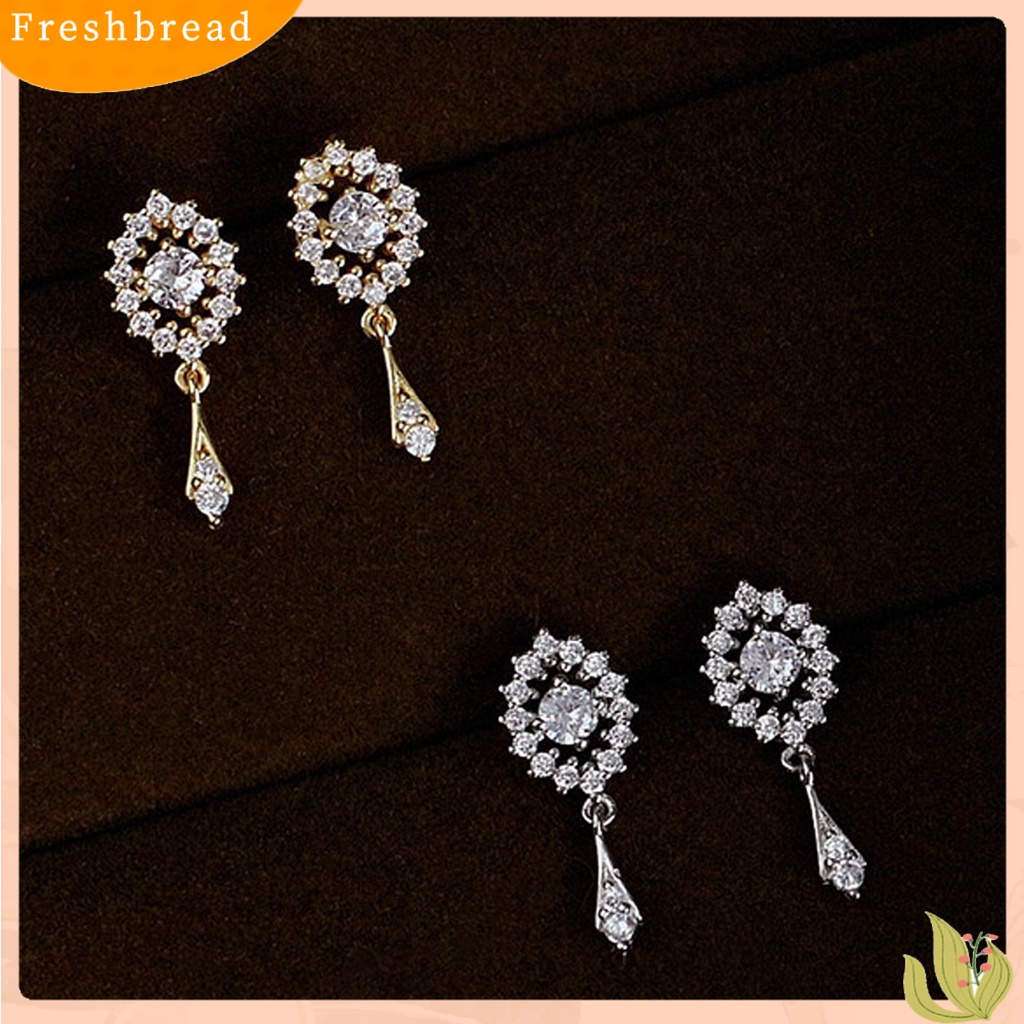 &lt; Freshbread &gt; 1pasang Wanita Menjuntai Anting Berongga Keluar Rumbai Aksesori Vintage Kilau Terang Drop Earrings Untuk Pakaian Sehari-Hari