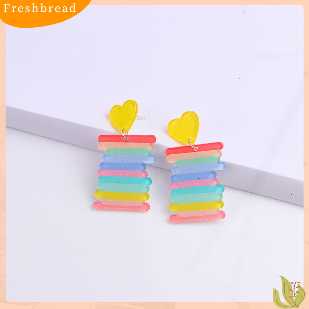&lt; Freshbread &gt; 1pasang Anting Wanita Berongga Kupu-Kupu Perhiasan Vintage Anting Menjuntai Warna-Warni Untuk Liburan Pesta Pakaian Sehari-Hari