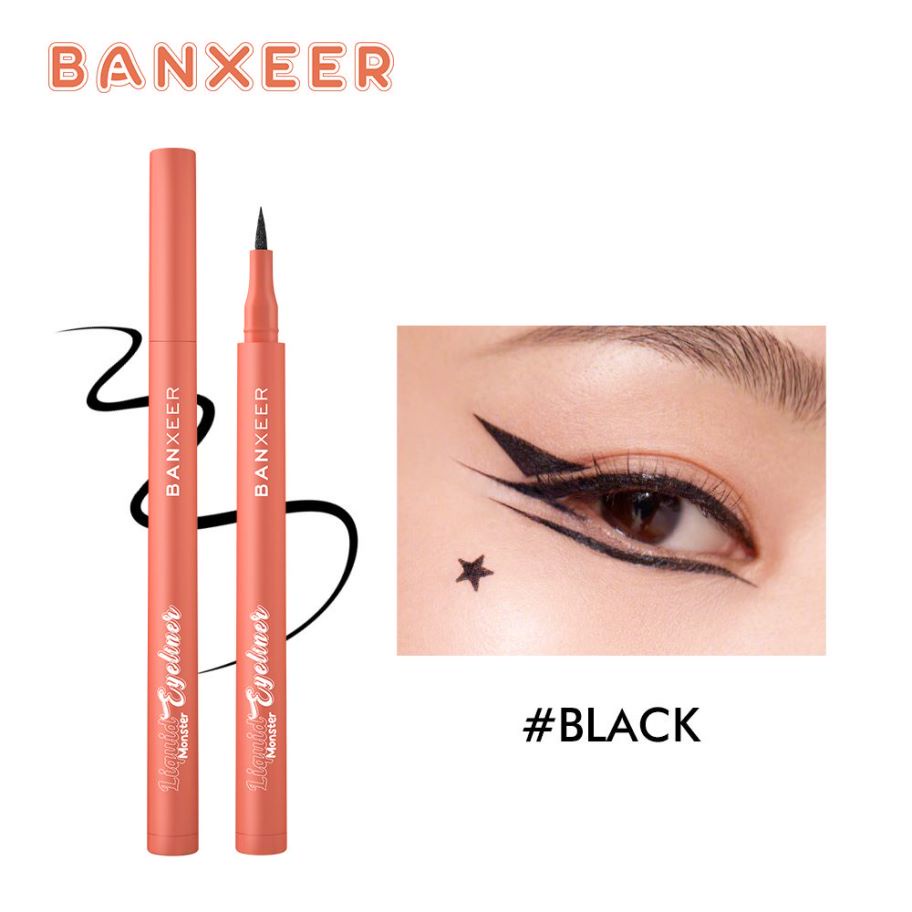 BANXEER_ Abstruse Eye Monster Liquid Eyeliner Tahan Air Tahan Lama BM04 [Emperor]