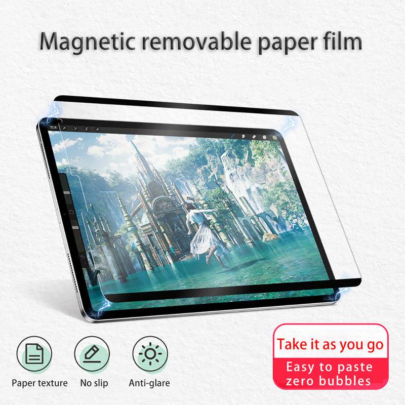 Untuk Xiaomi Pad 5 Pro 11 12.4 inch Magnetik Yang Dapat Dilepas Seperti Kertas Film Pelindung Layar Untuk Redmi Pad 10.61