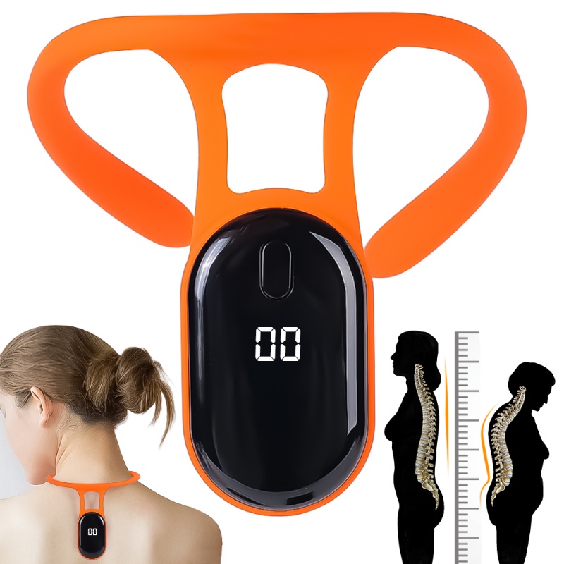 Silikon Lembut Baru+ABS Tak Terlihat Korektor Postur Cerdas Ringan Portabel Rechargeable Real-Time Pemantau Pelatihan Koreksi Punggung Untuk Dewasa/Anak