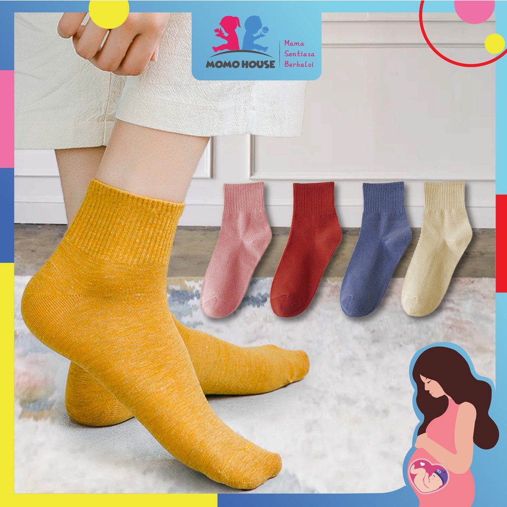 MOMO HOUSE Kaos Kaki Pendek Wanita Kaos Wanita Kaos Kaki Kaos Kaki Dewasa Perempuan Kaos Kaki Pendek Wanita Kaos Kaki Polos kaos kaki polos wanita