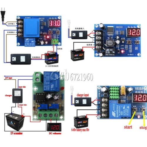 Charger Control Auto Cut Off XH-M601 Modul Otomatis Cas Battery Aki