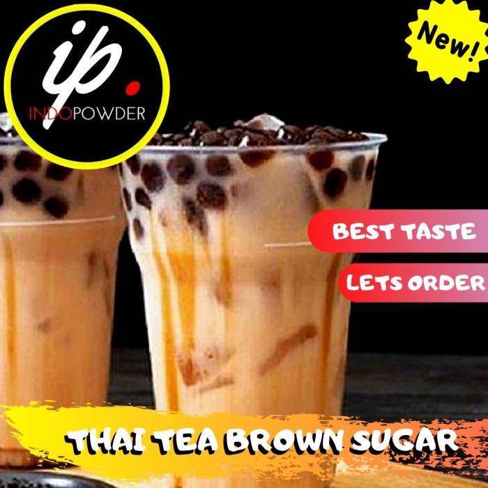 

[Powder Drink]Aneka Rasa Bubuk Minuman THAI TEA BROWN SUGAR 1Kg - THAI TEA BROWN SUGAR 1Kg