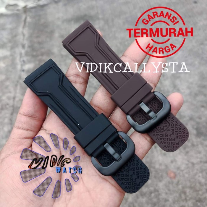 NEW RUBBER STRAP 28MM TALI JAM TANGAN SEVENFRIDAY BARU