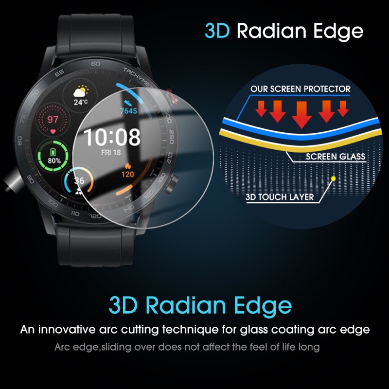 [Unggulan] Hd Anti-fingerprint Soft Film Smart Band Screen Composite Film Anti Gores Tempered Glass Film Aksesoris Perlindungan Jam Tangan Kompatibel Dengan Huawei Honor Watch/Band