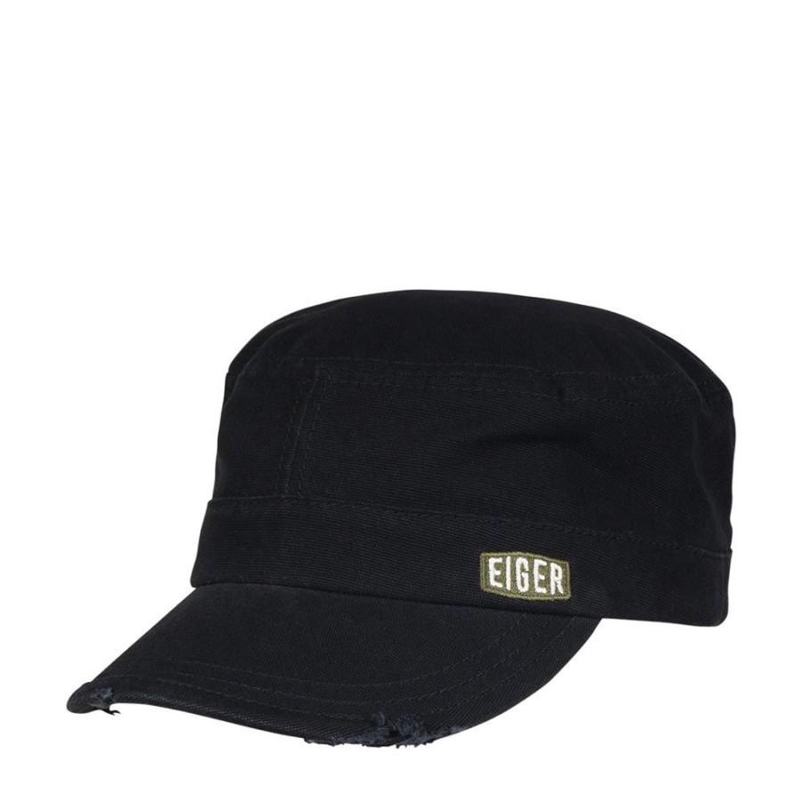 EIGER1989 TOPI ASKERI CAPS - BLACK ORIGINAL