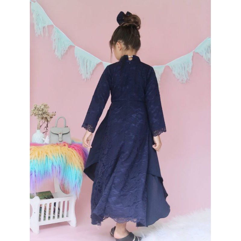 GAMIS BROKAT HALUS ANAK SAMPAI DEWASA  '"  GAMIS NAURA '"