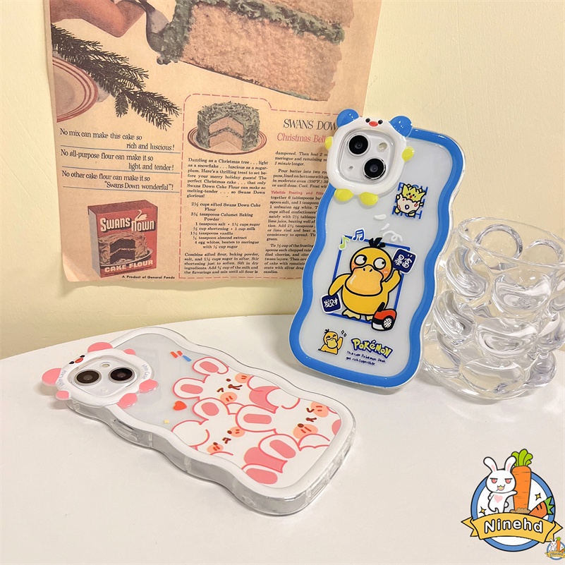 IPHONE Casing Kompatibel Untuk Iphone14 13 12 11 Pro Max X Xr Xs Max7 8 6 6s Plus SE 2020 Ins Pasangan Lucu Casing Ponsel Monster Kecil Lensa Melindungi Anti Jatuh Lembut Silikon Cover Pelindung