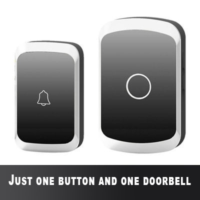 Bel Doorbell Wireless 300M IP44 Anti Air [Bisa Pilih Musik] Waterproof Pintu - JMI