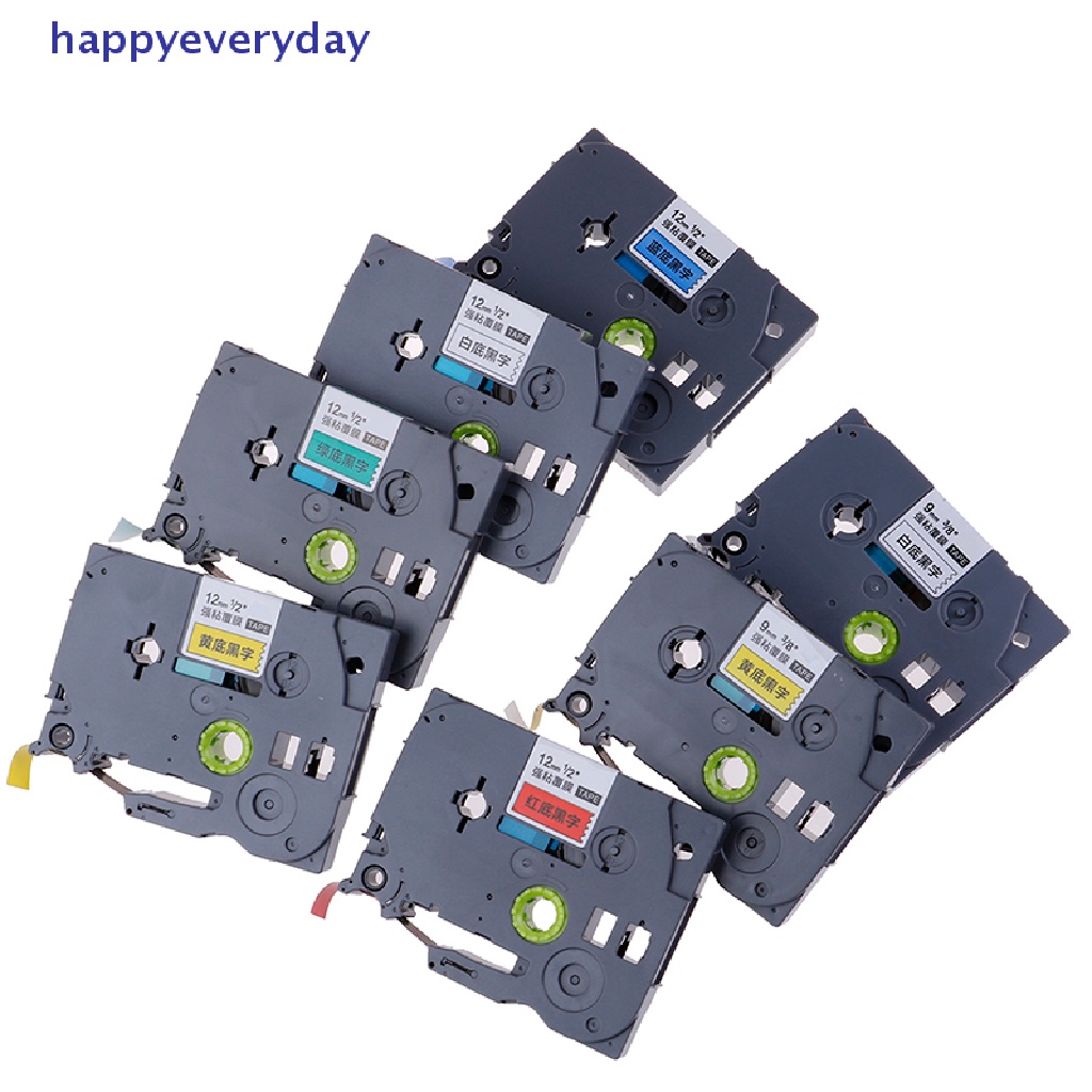 [happy] 12mm 9mm TZ-231 PT-E100B D210 Label Tape Untuk Printer Brother P-touch [ID]