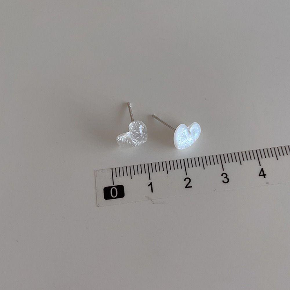 Mxbeauty Jelly Love Stud Anting Kepribadian Retro Segar Desain Fashion Warna Solid Lady Wanita Perhiasan