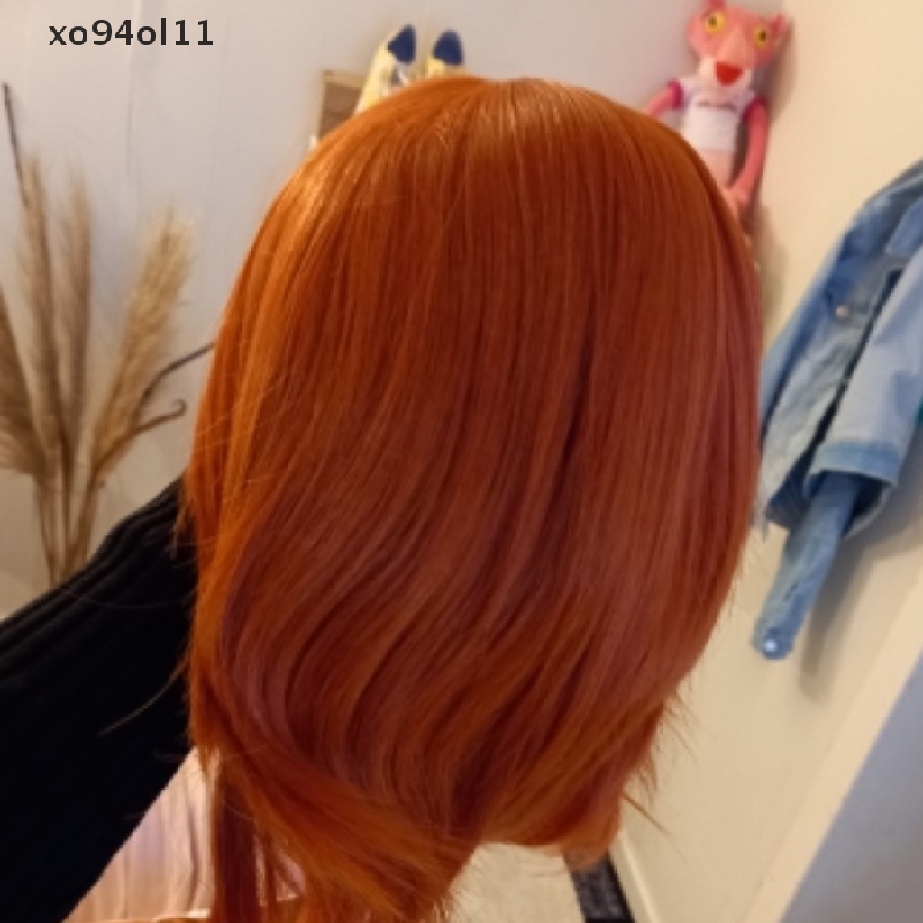 Xo One Piece Nami Cosplay Wig Sintetis Wig Pendek Orange Potong Rambut Pesta Berbulu Perempuan Wig Wanita Gadis Rambut Wig Kostum Halloween OL