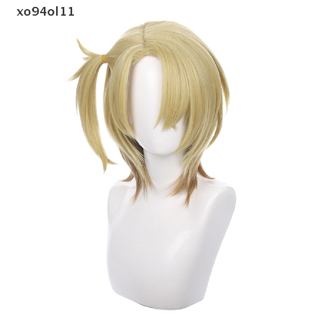 Xo Vtuber Ike Luca Kaneshiro Lurus Cosplay Anime Pesta Kostum Rambut Wig OL