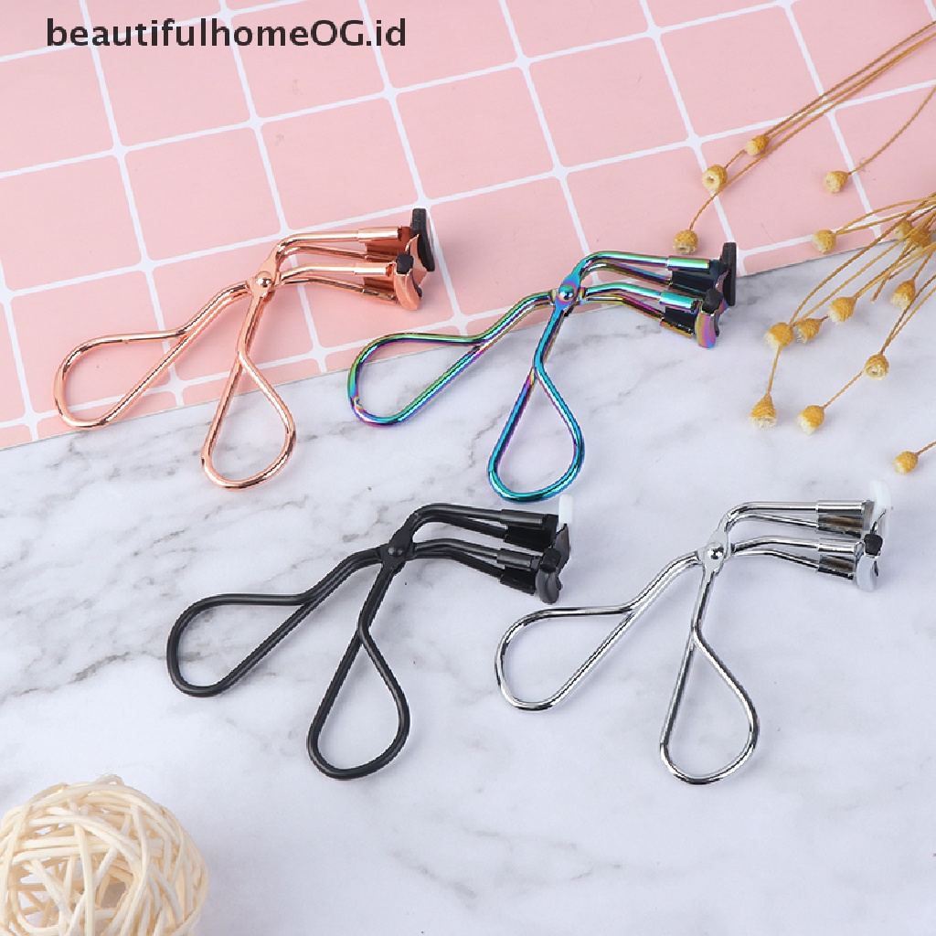 // Lebaran// Penjepit Bulu Mata Stainless Sebagian Clip Eye Curling Alat Makeup Kosmetik Kecantikan **