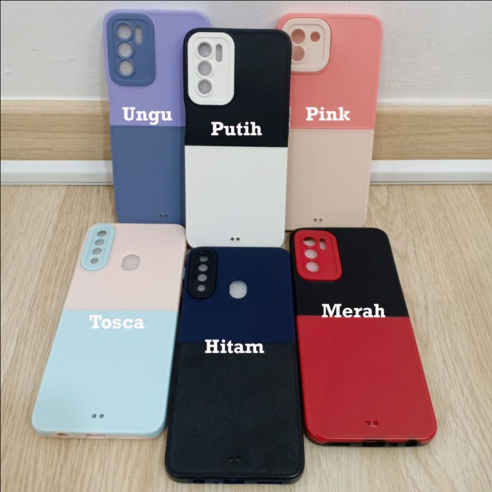 Case Fyp Dua Warna Oppo A15 A15s A16 A16k A16e A17 2022