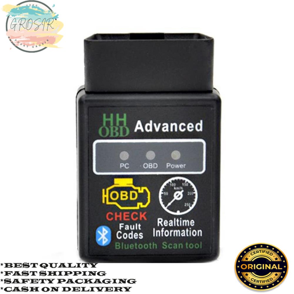 [BAYAR DITEMPAT] Bluetooth Car Diagnostic OBD2 V1.5 / Peralatan Uji/ Diagnosa Otomotif/