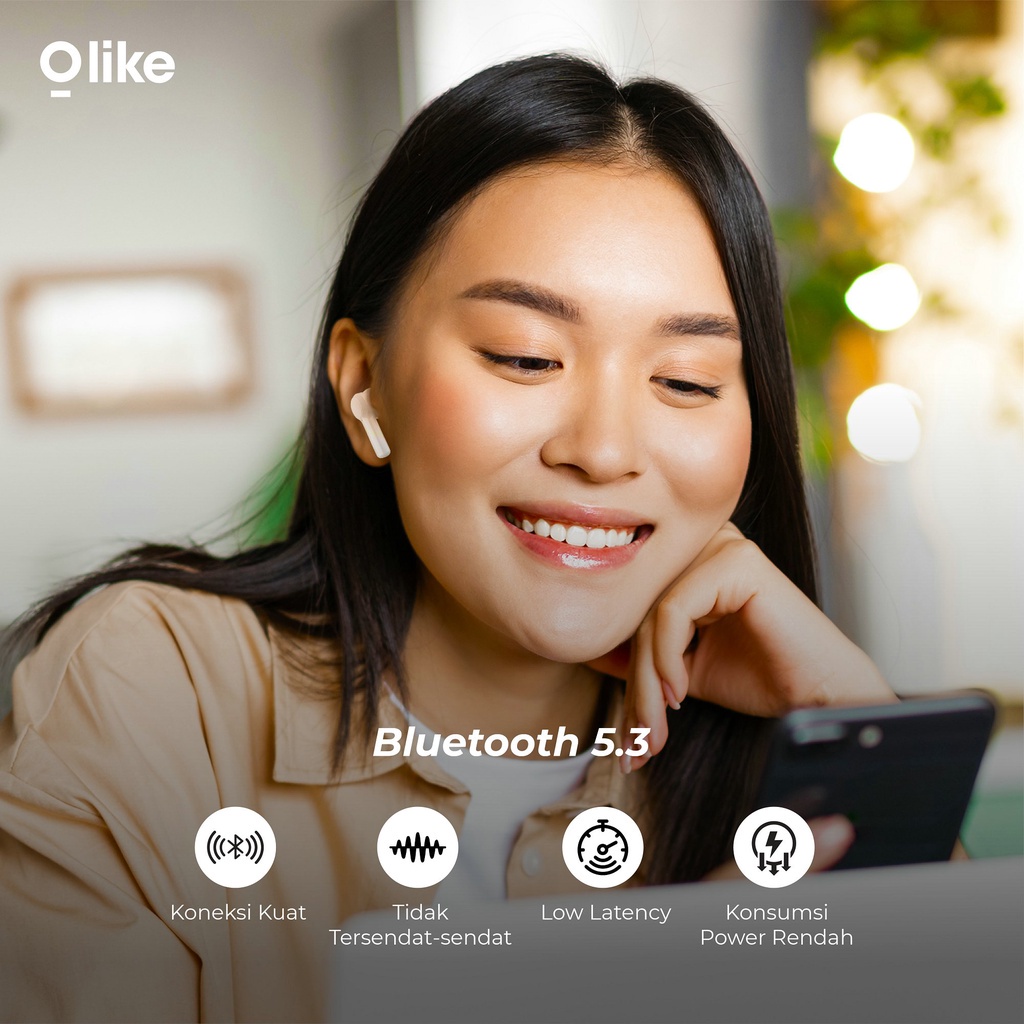 Olike T102 Wireless Earphone Bluetooth Wireless TWS Bluetooth 5.3 Low Latency