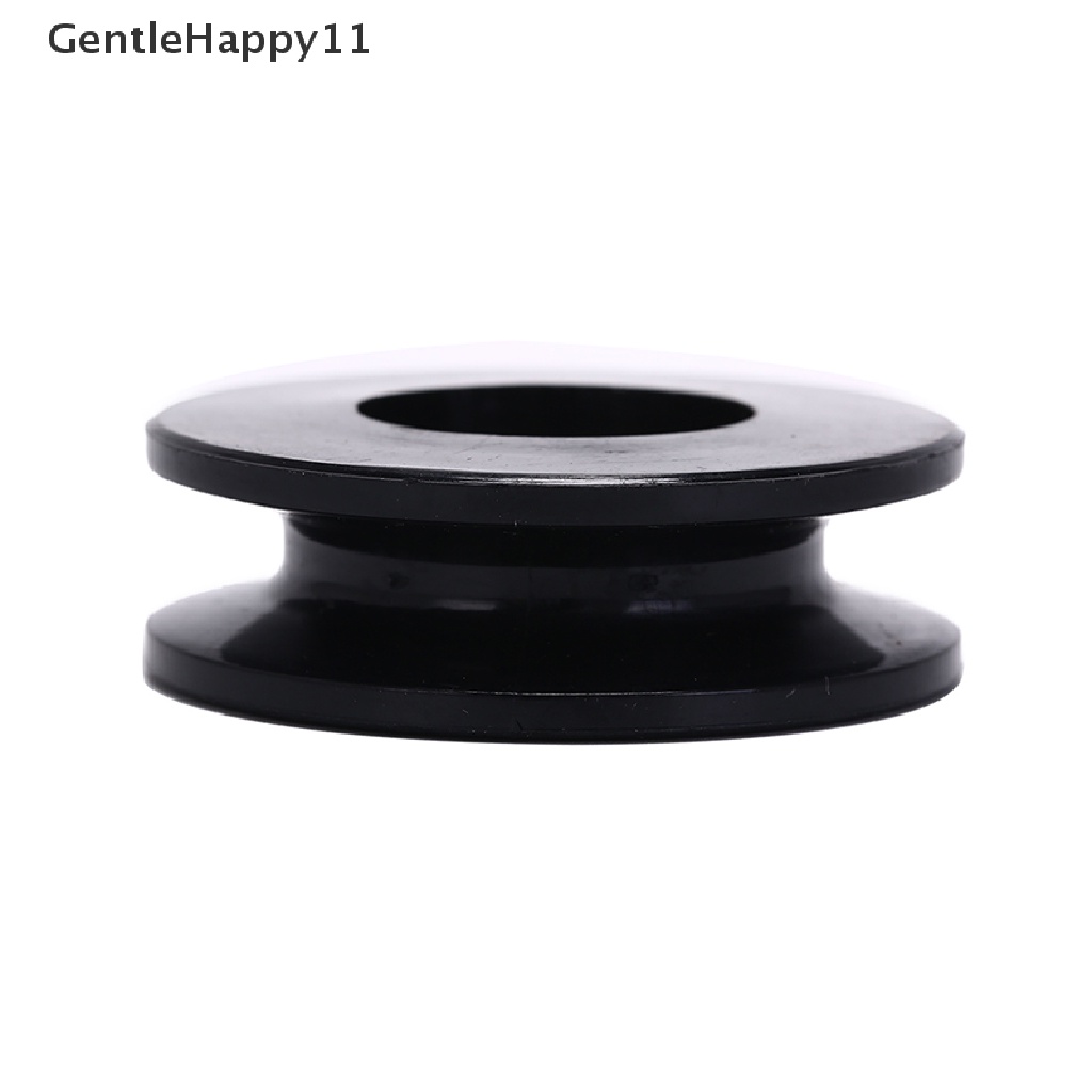 Gentlehappy 1pc 50mm Hitam Bantalan Pulley Roda Kabel Peralatan gym Part Wearproof gym kit  Id