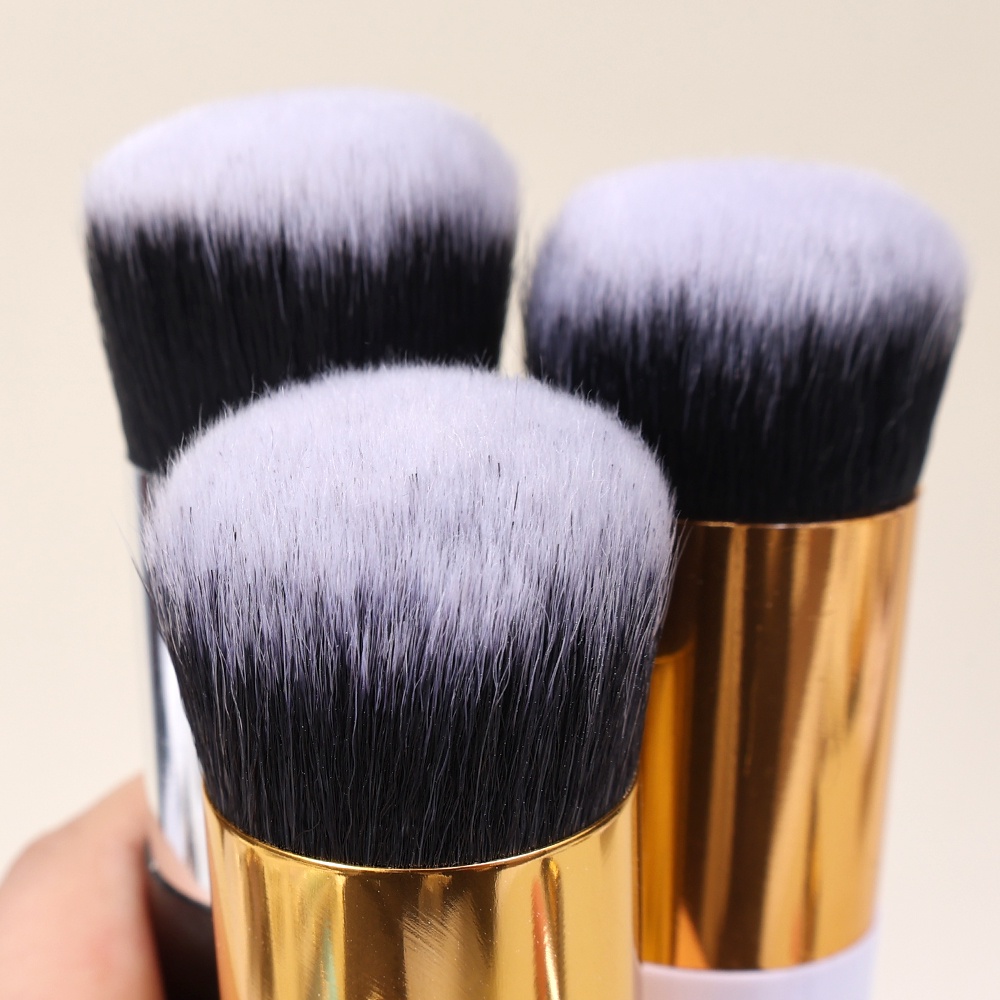 1pc Kuas Stabilo Super Lembut Kuas Longgar Kecil Lemak Dun Foundation Brush Blush Brush Profesional Brush Makeup Multifungsi Blending Brush Makeup Alat Untuk Wanita