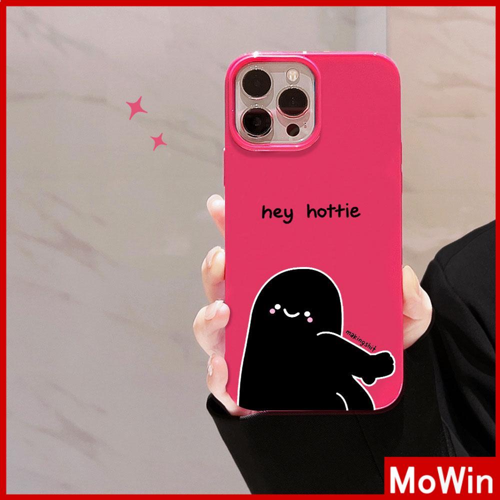 For iPhone 14 Pro Max iPhone Case Pink Glossy TPU Soft Case Shockproof Protection Camera Cute Cartoon Compatible with iPhone 13 Pro max 12 Pro Max 11 xr xs max 7Plus 8Plus