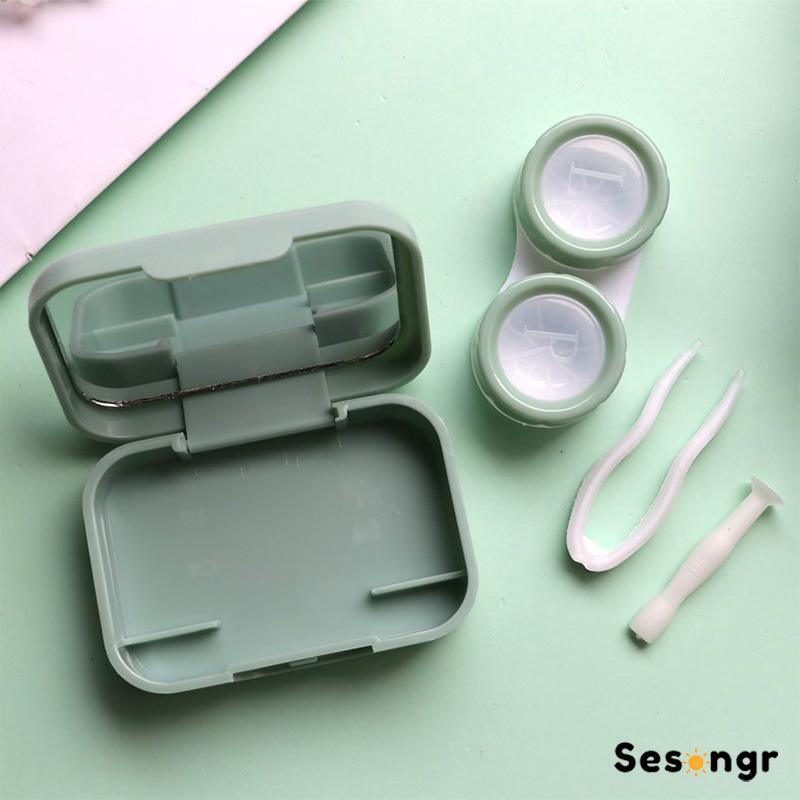 Wadah Kotak Penyimpanan Kontak Lens Mini Softlens Case Portable - SG