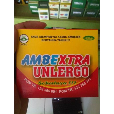 Ambextra Unlergo | Kapsul Herbal Ambeien | Obat Wasir isi 2 botol ( Izin POM ) ORIGINAL