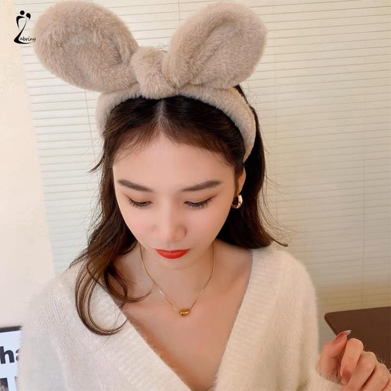 Dasi kupu-kupu Ikat Kepala Cuci Muka Wanita Headband Makeup atau Cuci Motif Imut dan Lucu Model Korea Z