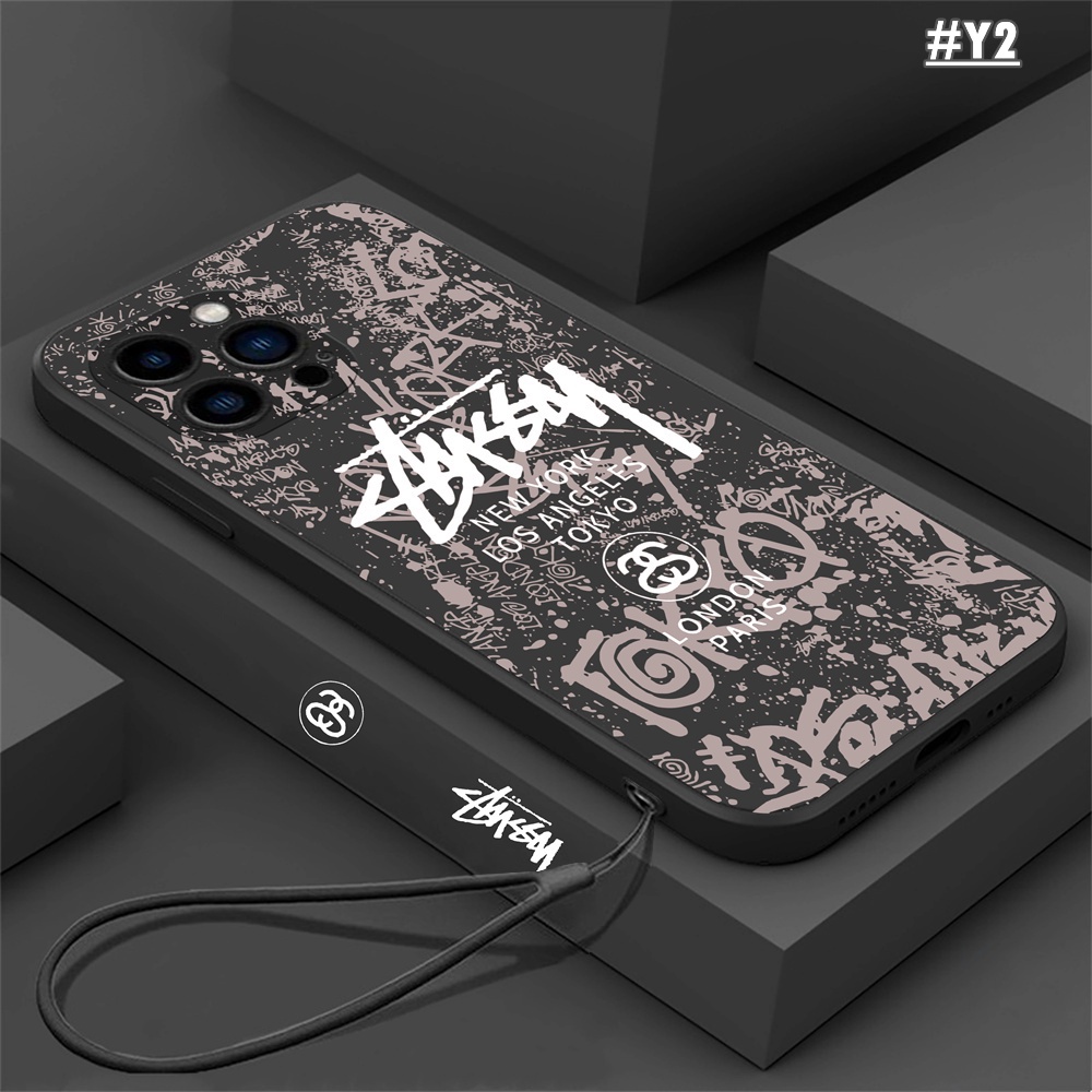 Realme C55 C35 C33 C31 C30 C21Y C25Y C21 RealmeC11 C25 C15 C12 C3 C2 Realme 8i 8 pro 5 5i 6i Graffiti Demons Tanda Tangan Kreatif Casing Ponsel Silikon Lembut DGX