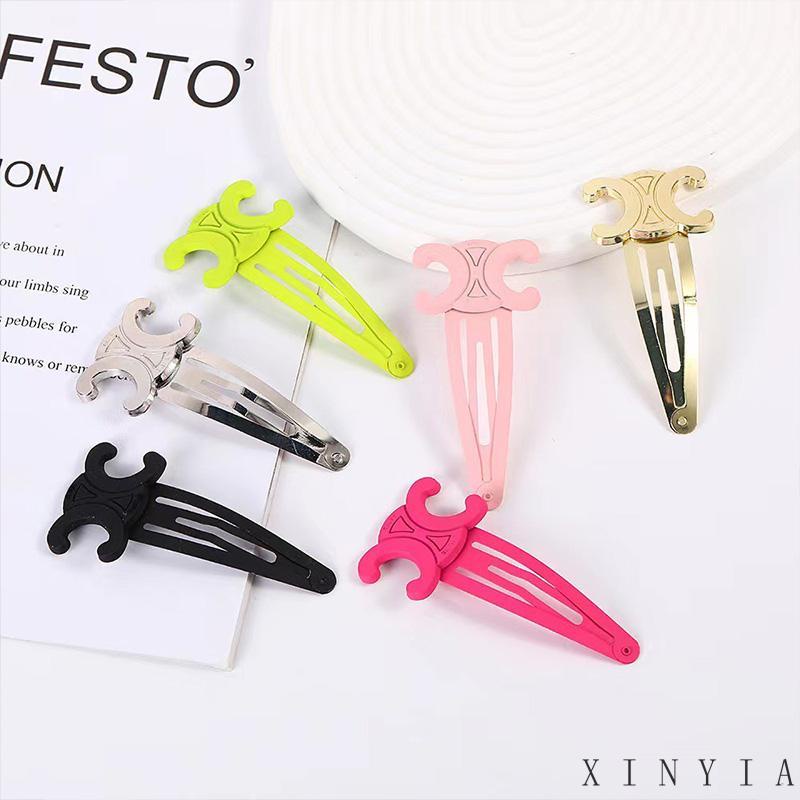 【COD】Bobby Pin French Vintage Metal Makaron Poni Samping Klip Makeup Hair Clip