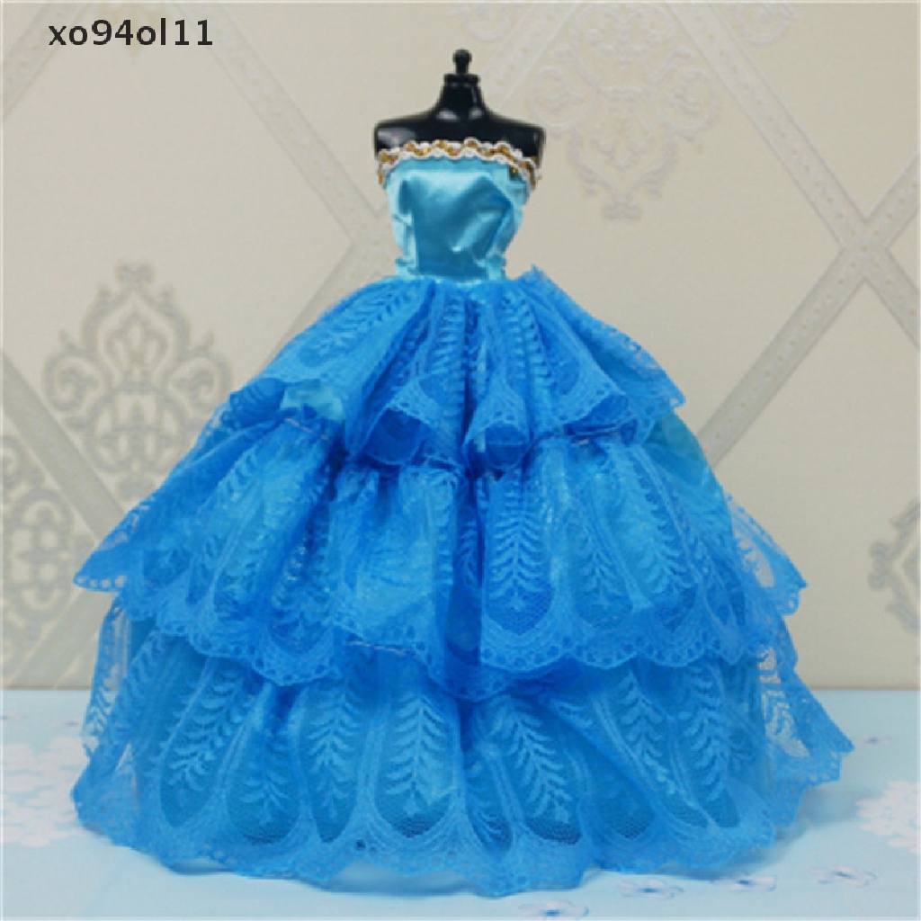 Xo Gaun Pesta Pernikahan Princess Handmade Pakaian Gown Untuk Hadiah Boneka OL