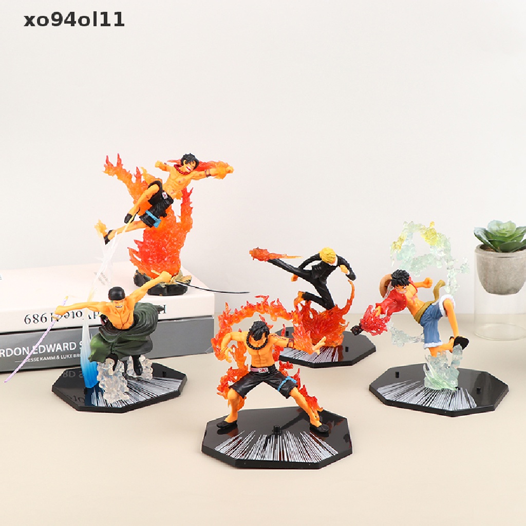 Xo 18cm One Piece Figure Fire Fist Portgas · D · Ace Monkey · D · Luffy Model Mainan OL