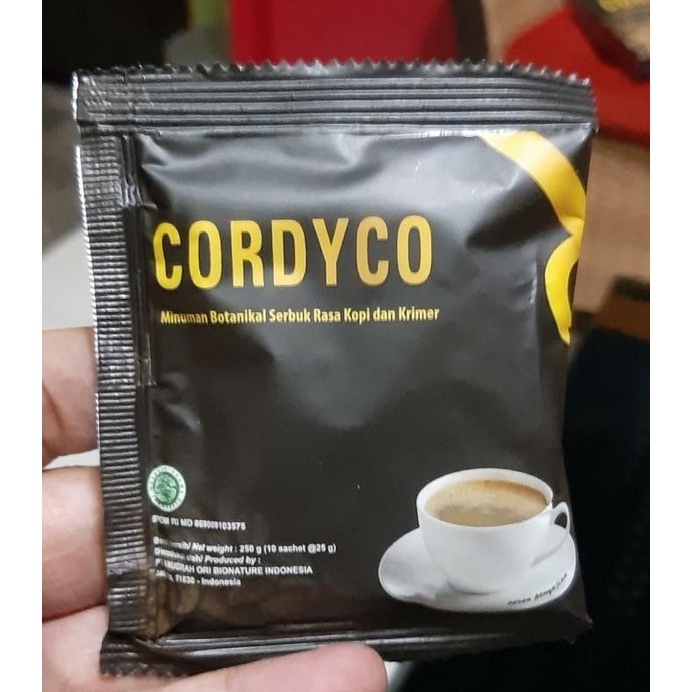 

Kopi Cordyco Eceran 5 Sachet Kopi Herbal Buat Vitalitas Pria Asli