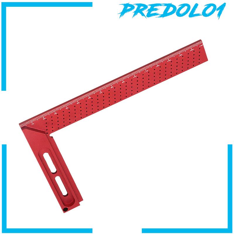 [Predolo1] L Shaped Square Ruler Penggaris Sudut Pengerjaan Kayu Akurat Portabel Untuk Pertukangan