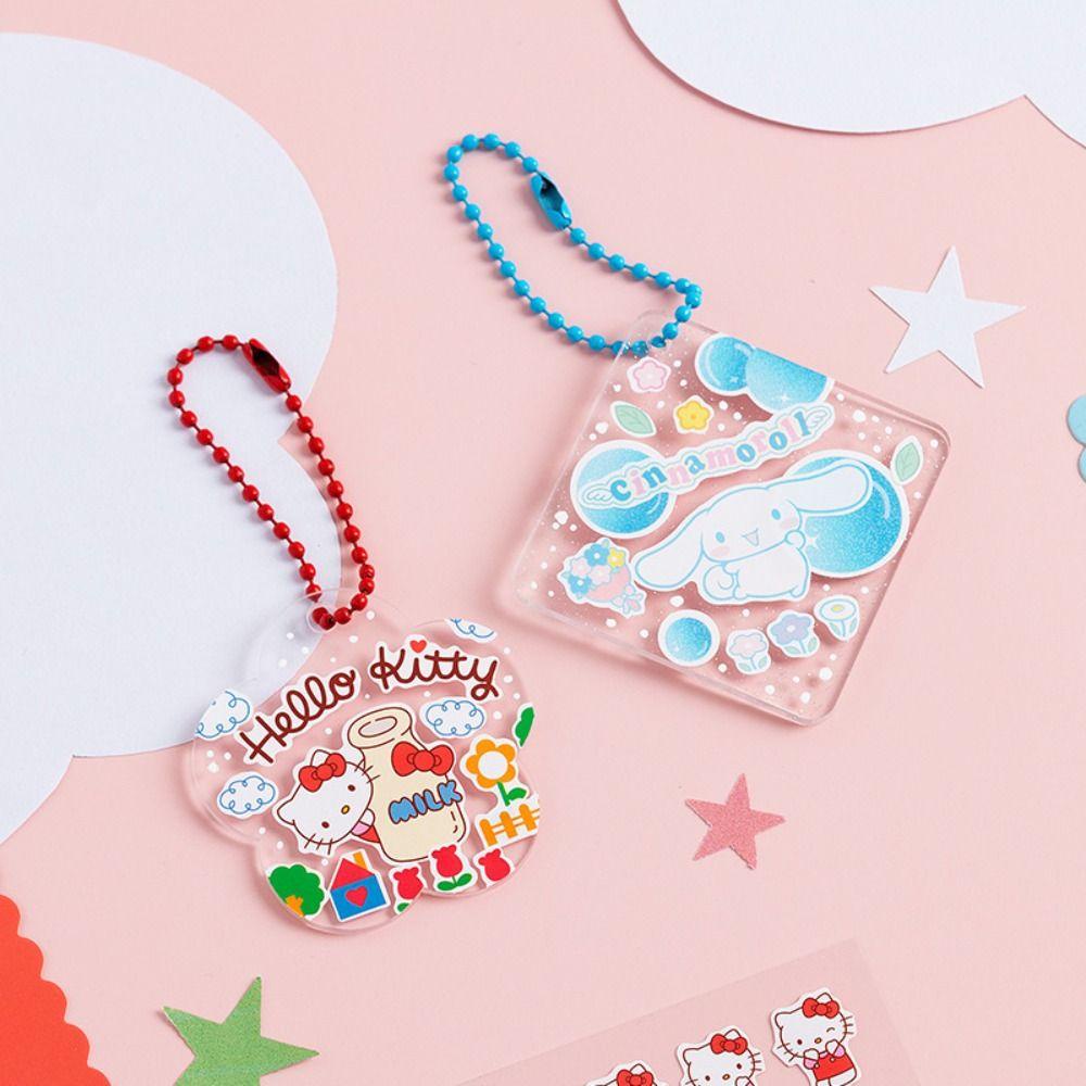 Mxbeauty DIY Stiker Hias Aesthetic 3lembar Scrapbooking Siswa Akun Tangan Mainan Anak Cinnamoroll Album Jurnal Sticker